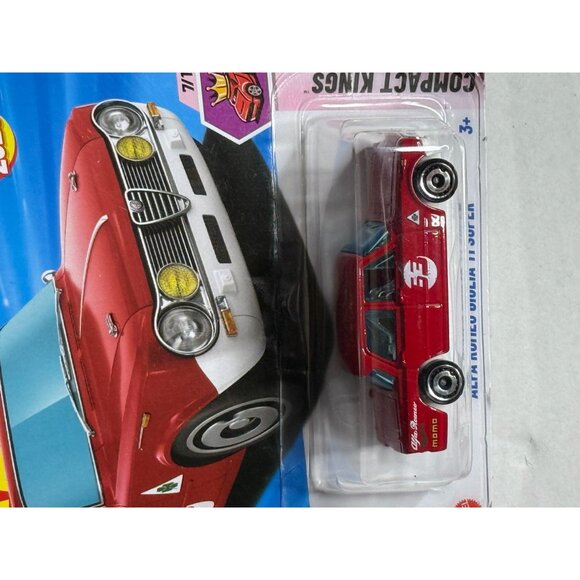 Hot Wheels Compact Kings Alfa Romeo Giulia TI Super Red 7/10 New 2025 NOC - Picture 2 of 5